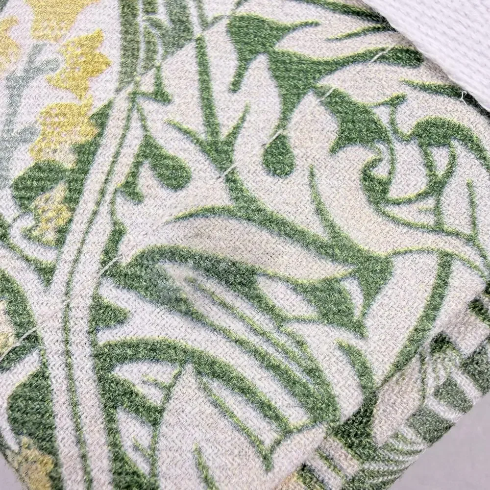 Williams Sonoma X Morris & Co Dinner Napkins Set of 4 Bluebell Sage Green Yellow
